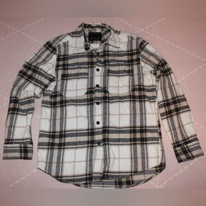 DENIM & FLOWER Ricky Singh Men’s Medium Flannel Overshirt Button Down